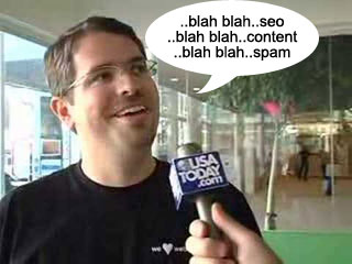 blah, blah, blah. Matt Cutts talks spam